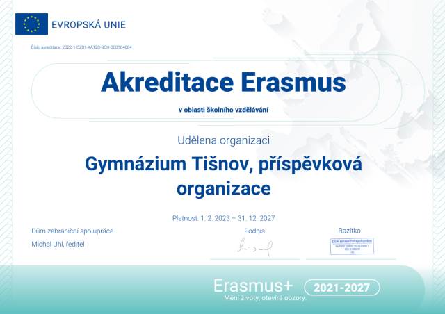 Rozjíždíme další kolo projektu Erasmus+