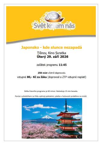 Japonsko - kde slunce nezapadá