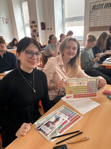 VŠ student chemie v ZLT