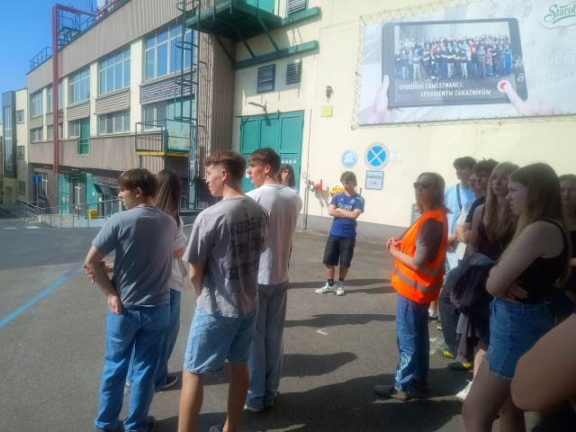 Exkurze 3.A a 3:B do pivovaru Starobrno